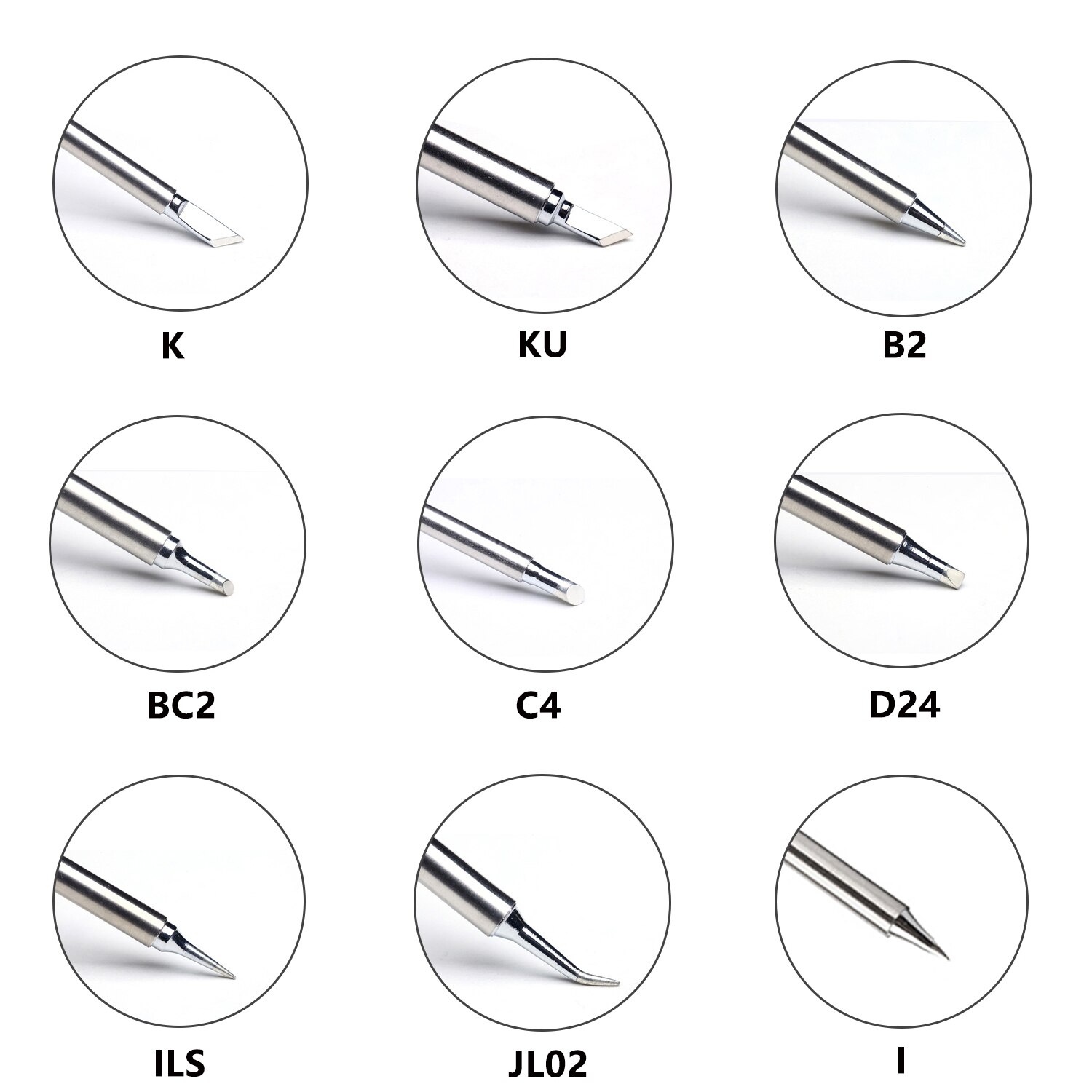 SH72 Vervanging Digitale Soldeerbout Station Tips Heater Soldeer Hoofd SH-BC2 B2 D24 K Ils Ik Ku JL02 BC2 Ku niet Originele/T12