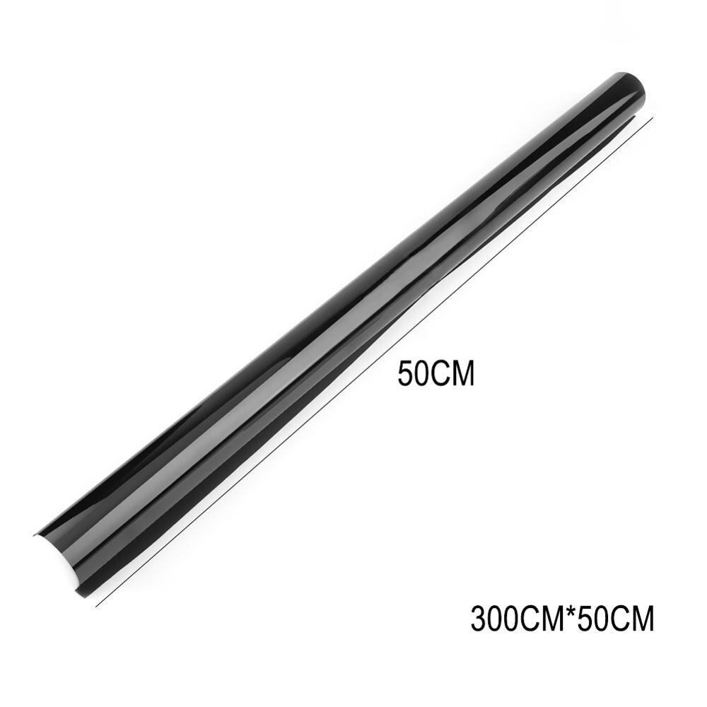 50 x 300cm 5%-50%  svart bil hem fönster nyans film glas vlt roll auto hus kommersiella solskydd sommar film bil klistermärke