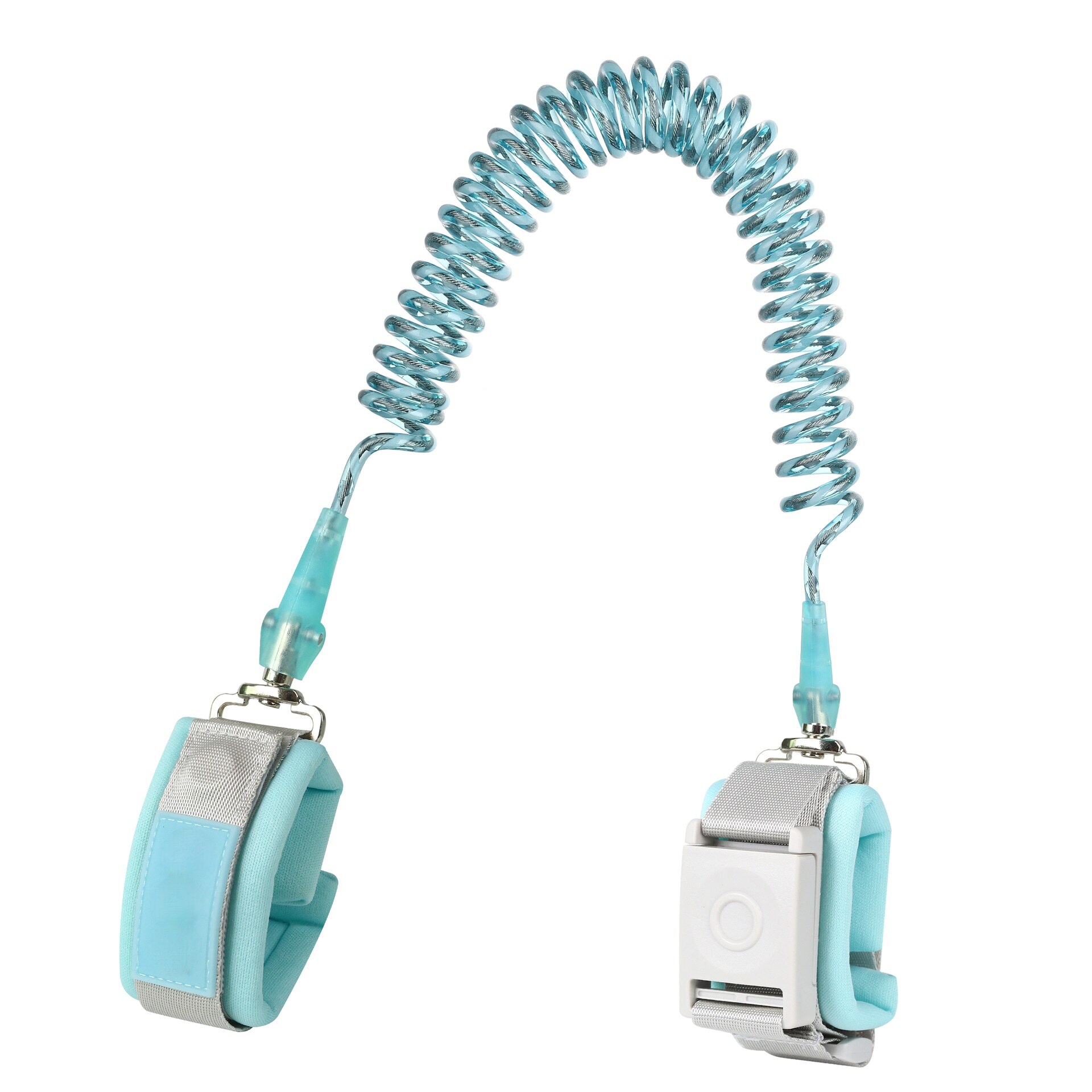Bracelet de poignet anti-perte pour enfant,ceinture à main de type laisse avec sécurité magnétique, idéal pour la marche en plein air, jusqu'à 1,5/2/2,5 m,: Blue / 1,5m