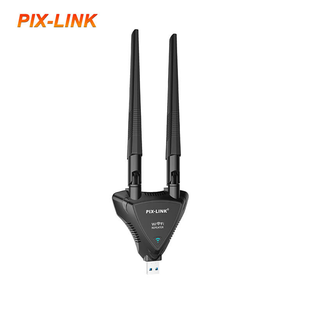 router bezprzewodowy USB wzmacniacz sygnału Wi-Fi zasilany przez USB przedłużacz zasięgu Wi-Fi 300 mb/s wzmacniacz sygnału podwójne anteny PIX-połączyć UE06