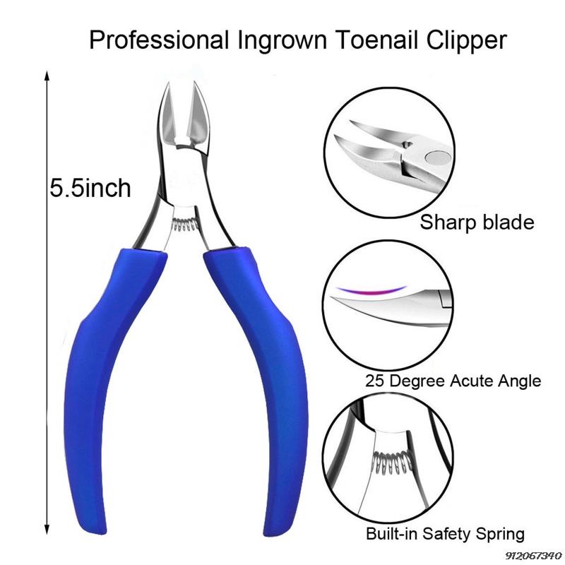 Ingrown Toenail Removal Kit With Case Ingrown Toenail Clippers For Thick Nails Heavy Duty Toenail Clippers For Seniors