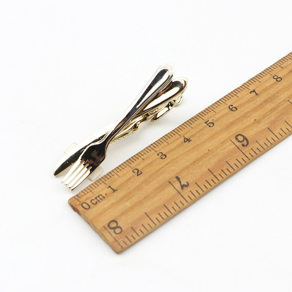Küchenchef Männer der Küche Krawatte Clips Metall Gabel Messer Löffel Silber Gold Nette Delfin Pfeil Stift Auto Flugzeug Bräutigam Bar Party Zubehör
