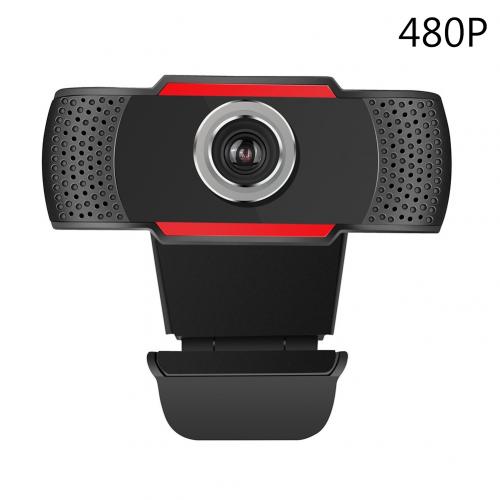 480/720/1080P USB 2.0 USB 2.0 PC Camera HD Video Record Webcam Web Camera With MIC For Computer Microphone PC Laptop CMOS 30fps: 480P