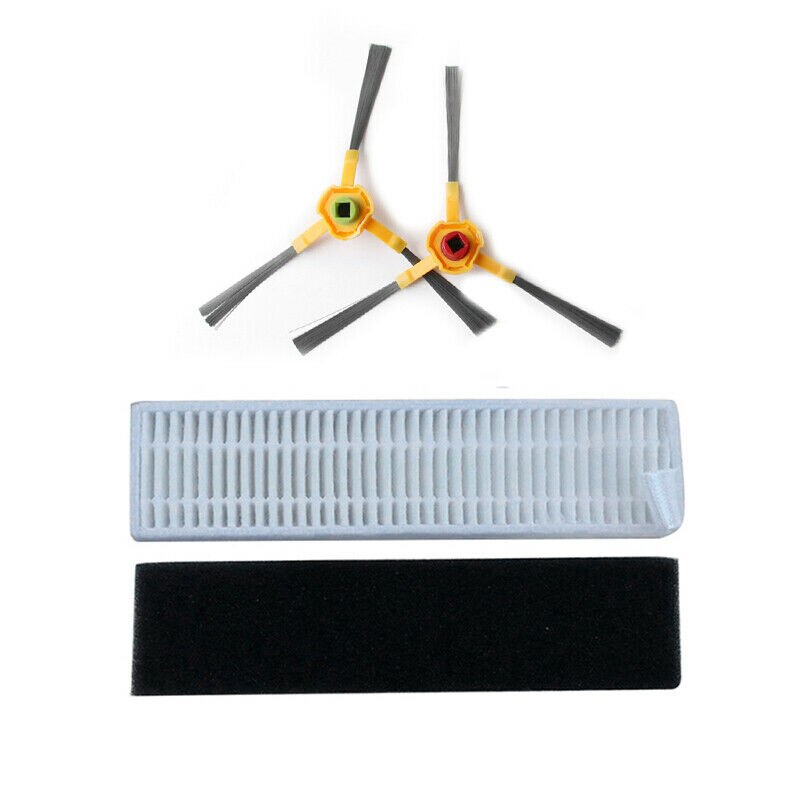 Filterspons zijborstels voor ecovacs deebot slim 2 stofzuigeronderdelen accessoires: Default Title