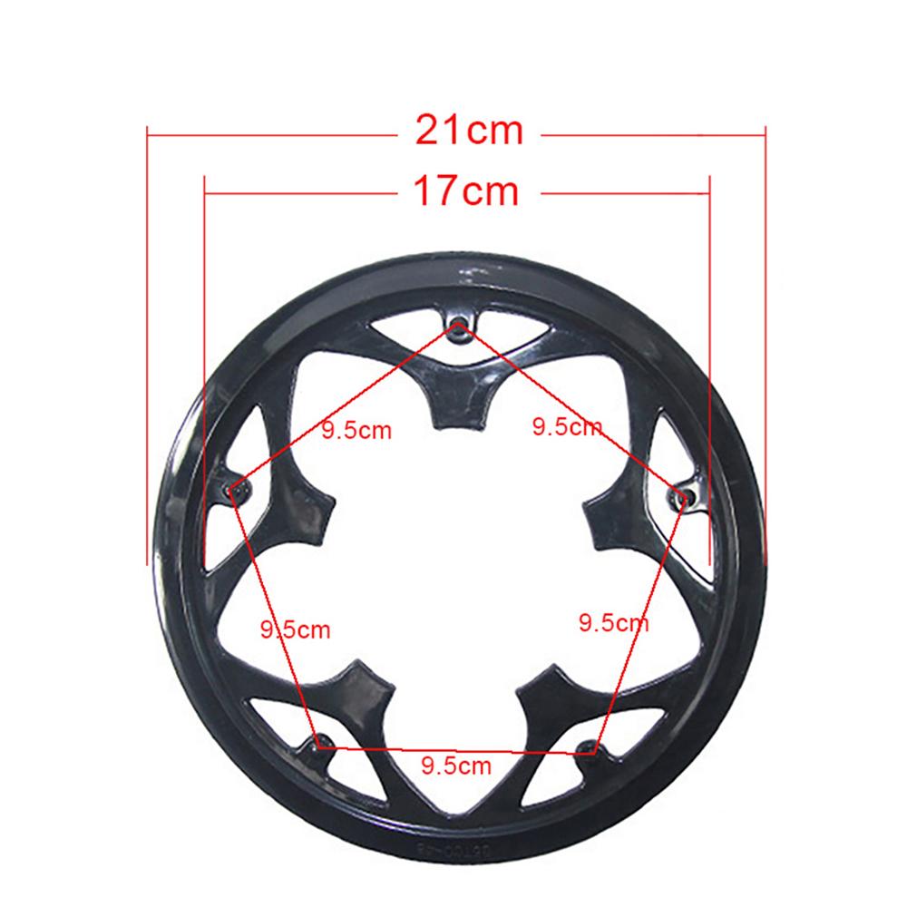 MTB Road Bicycle Sprocket Protection Crankset Crank Guard Protector Bike Chain Wheel Ring Protective Cover Cycling Accessories: Brown