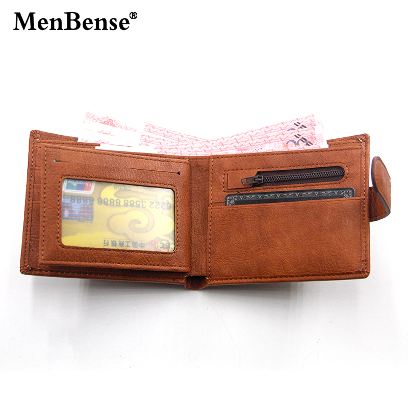 Menbense retro portemonnee heren pu leren portemonnee luxe portemonnee mobiele portemonnee portemonnee kleine kaarthouder heren portemonnee