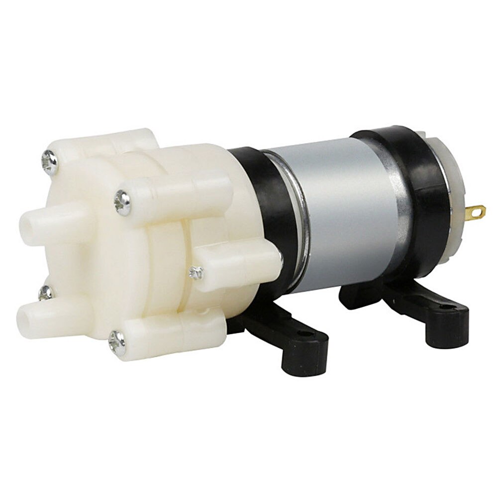 12V R385 Pond Mini Fountain Air Pump DC Water Oxygen Motor Diaphragm Fish Tank Aquarium Pump: Default Title