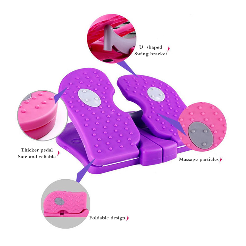In Situ Stepper Climbing Foot Pedal Foldable Burn Calories Slim Leg Promote Blood Circulation Stepping Machine Treadmills