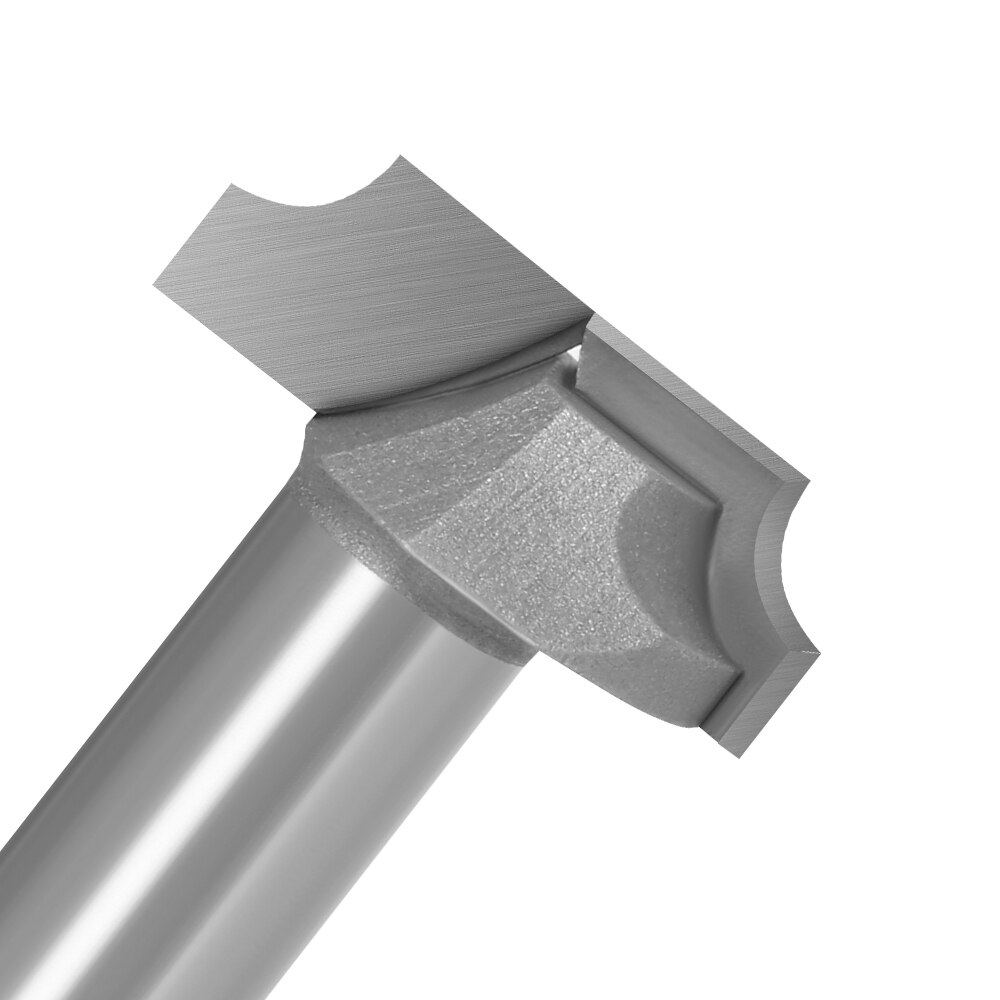 1PC 1/2&quot; 12mm Shank 1&quot; Radius Flat Bottom Bit Horizontal Crown Router Bit door knife Woodworking cutter