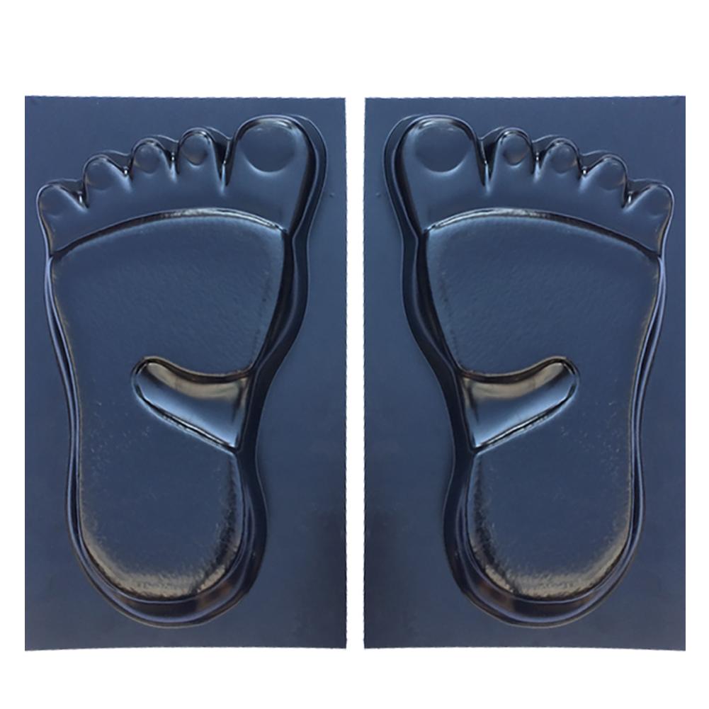 Tuinpad Maker Mold Herbruikbare Beton Cement Diy Plastic Brick Mold Voet Vlinder Hexagon Vierkante Model Tuin: Foot