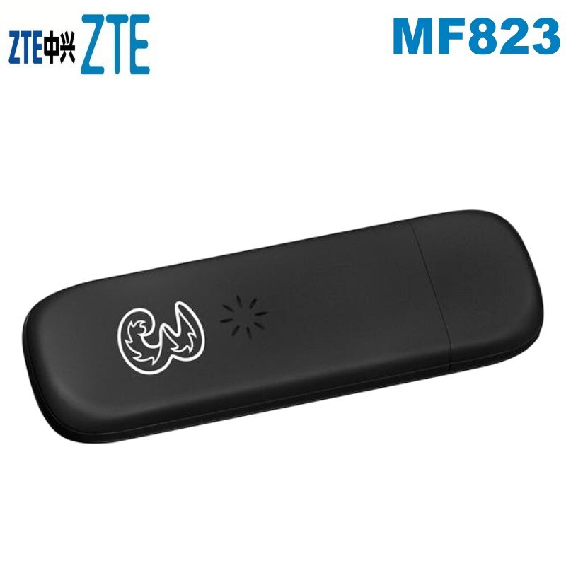 ZTE MF 823 Mobiele Breedband LTE USB STICK 4G Dongle 100 Mb UNLOCKED zwart