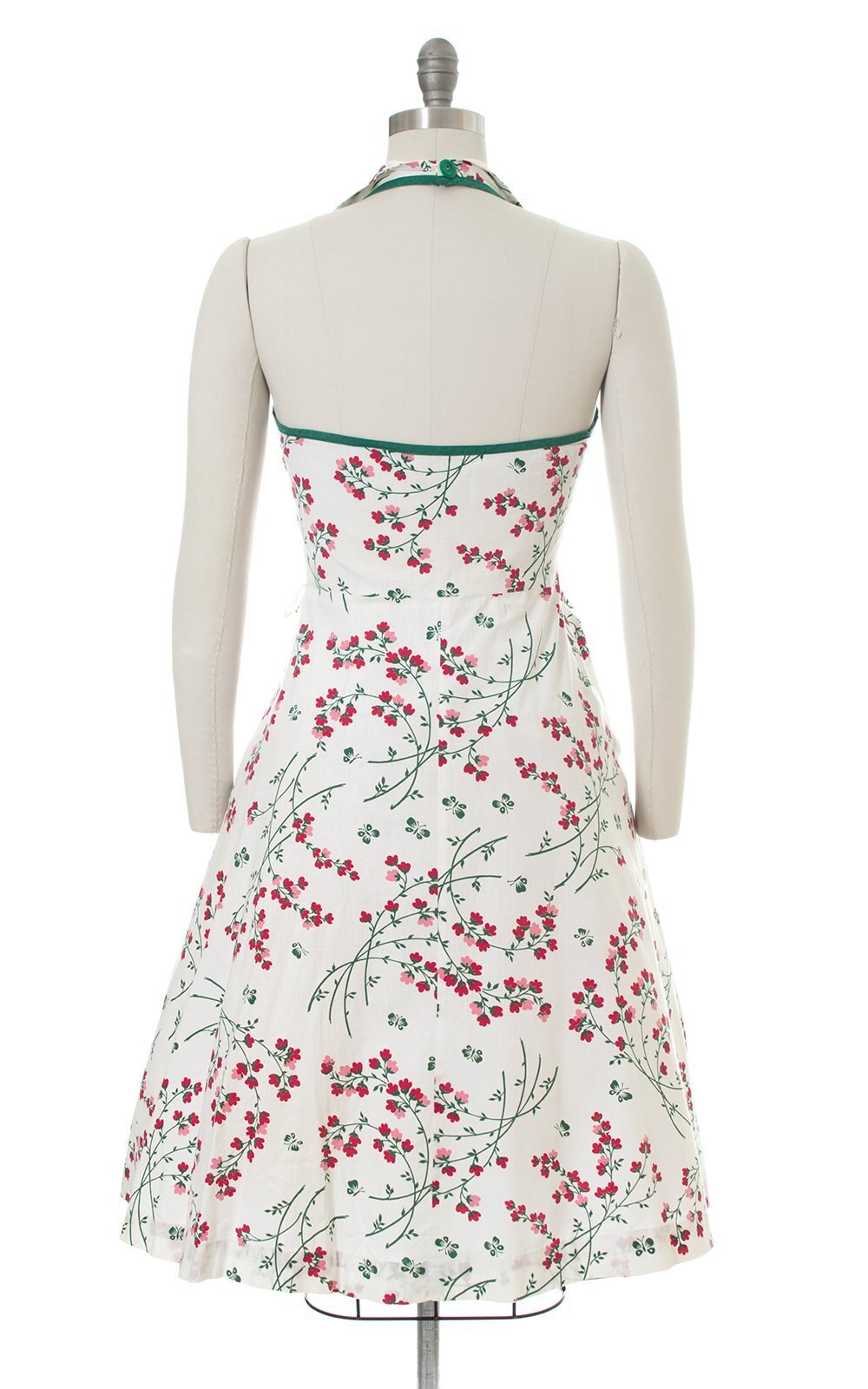 Yellow Floral Print Spaghetti Strap Bowknot Robe Pin Up Swing Retro Vintage Dress