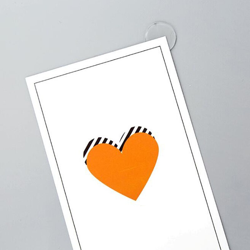 Acrylic Round Seamless Transparent Double-Sided Adhesive Simple Super Sticky Strong Waterproof Small Film Stickers