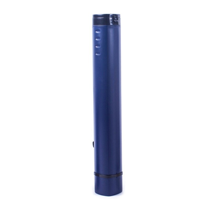 Square Drawing Tube Adjustable Portable Drawing Poster Tube for artist Supplies: Blue