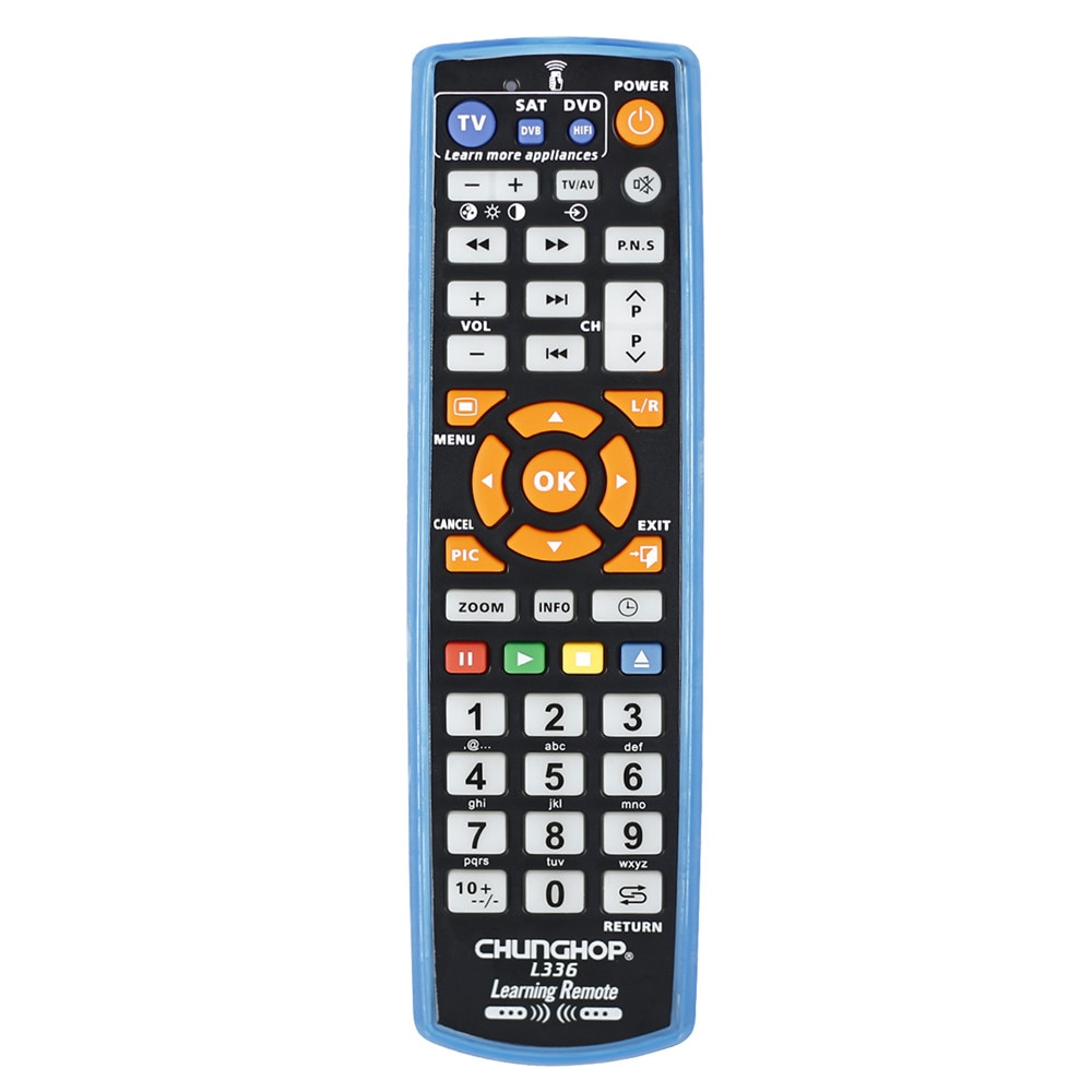 Universal Smart IR Remote Control IR with Learn function For TV CBL DVD SAT HIFI BOX CHUNGHOP Original L336 3in1