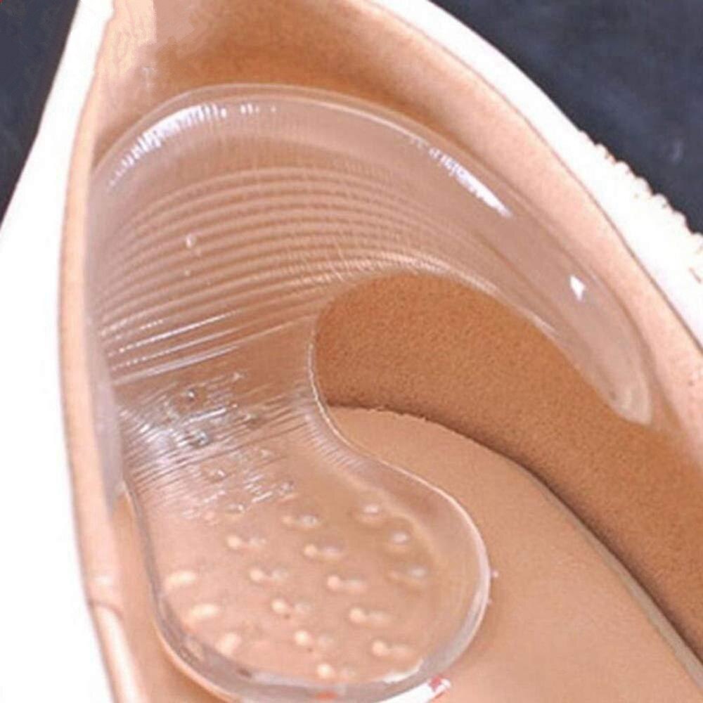 1 Pair Soft Silicone Insert Heel Liner Grips Silicone Gel Heel Protector High Heel Comfort Pads Feet Care Accessories Silicone