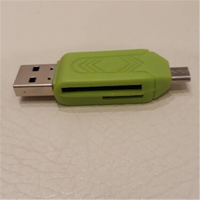 Micro-usb-otg-tf/sd-kartenleser für handy, tablet-pc und mediaplayer (farbe zufällig)