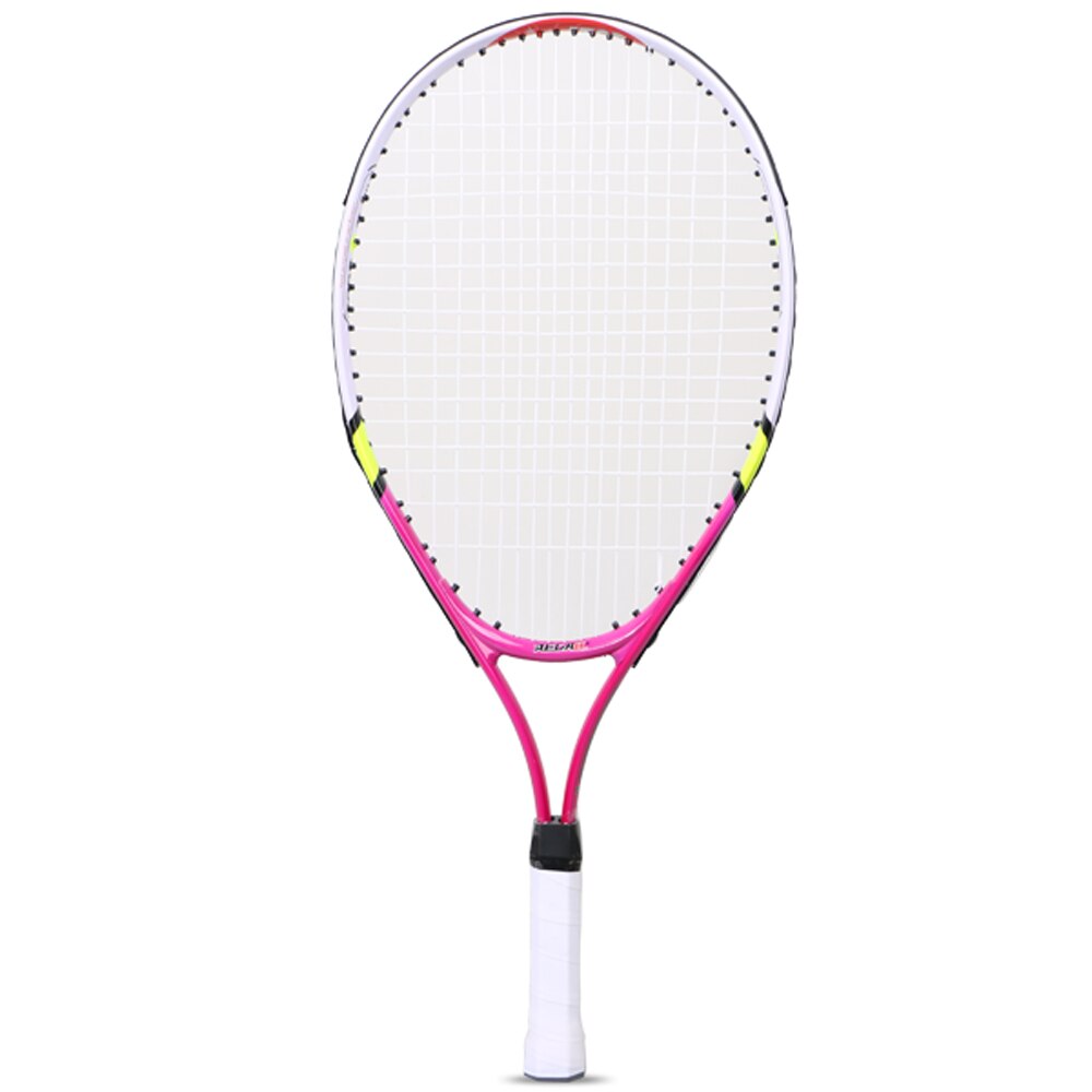 1Pc Tiener Tennisracket Aluminium Frame Met Stevige Kid Tennisracket Nylon Draad Perfect Voor Chindren Tennis training