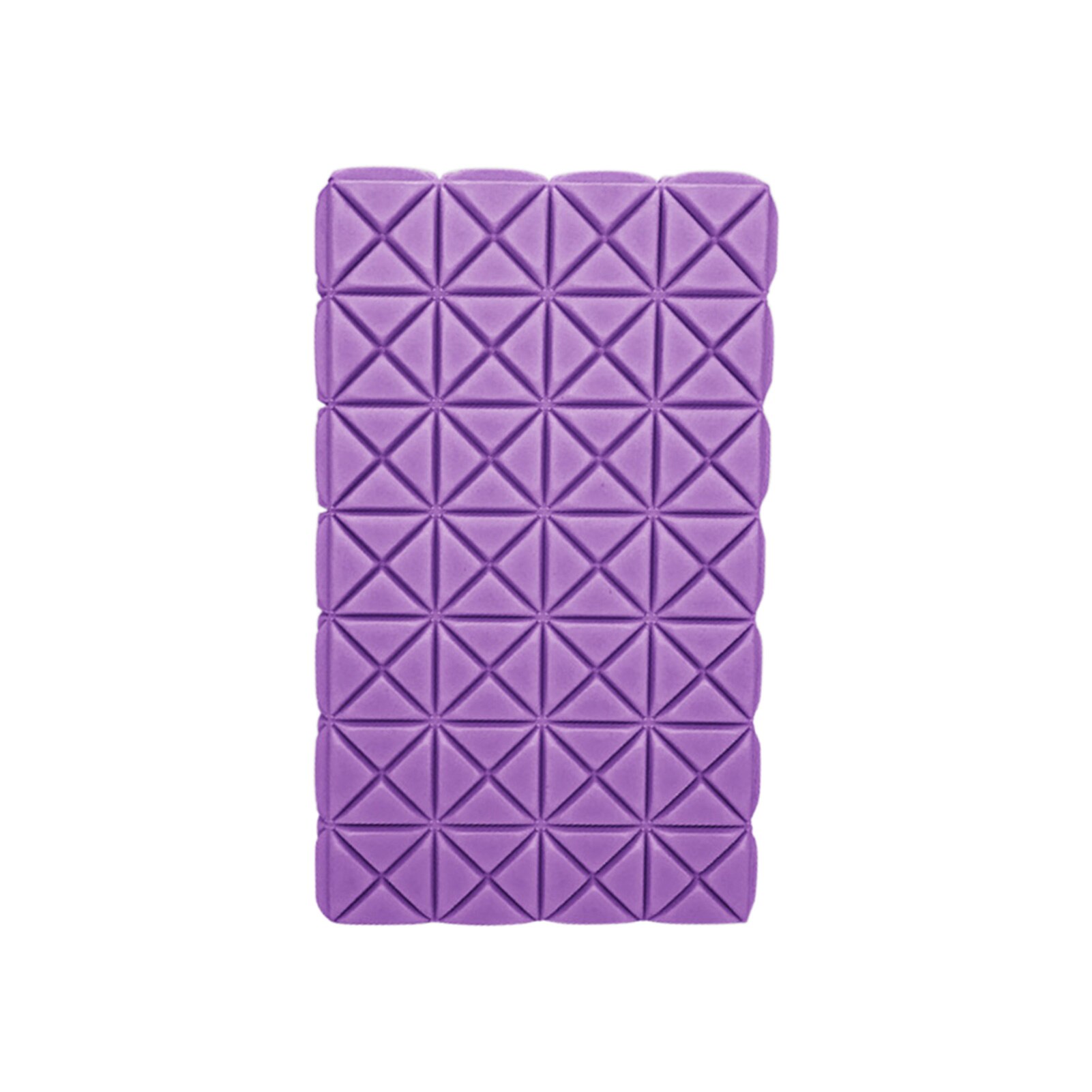 Bloque de Yoga para gimnasio, cojín de espuma EVA para entrenamiento, antideslizante, Ayuda de estiramiento, ejercicio de apoyo, Fitness, culturismo: Dark Purple
