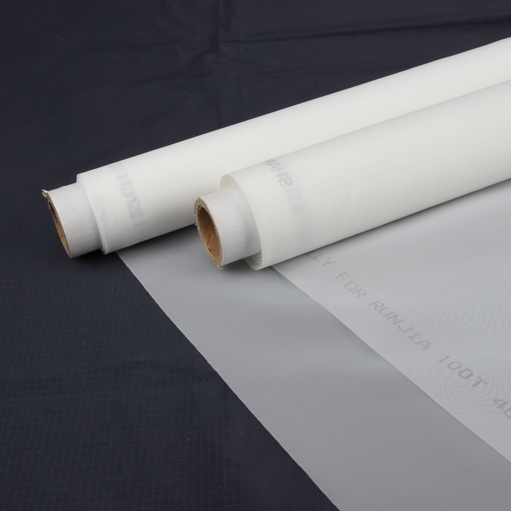 Silkkipainatusverkkokangas, silmäluku 300m,  per 1 metri