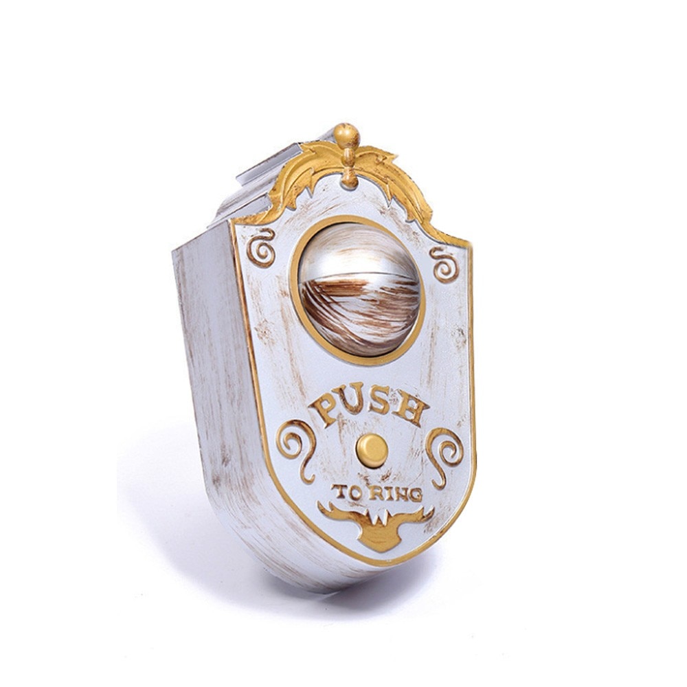 En eyed doorbell halloween dekorasjon med brennende øyne skremme stemme hjemsøkt hus dør dekorasjon elektrisk leketøy skrekk rekvisitter 1pc