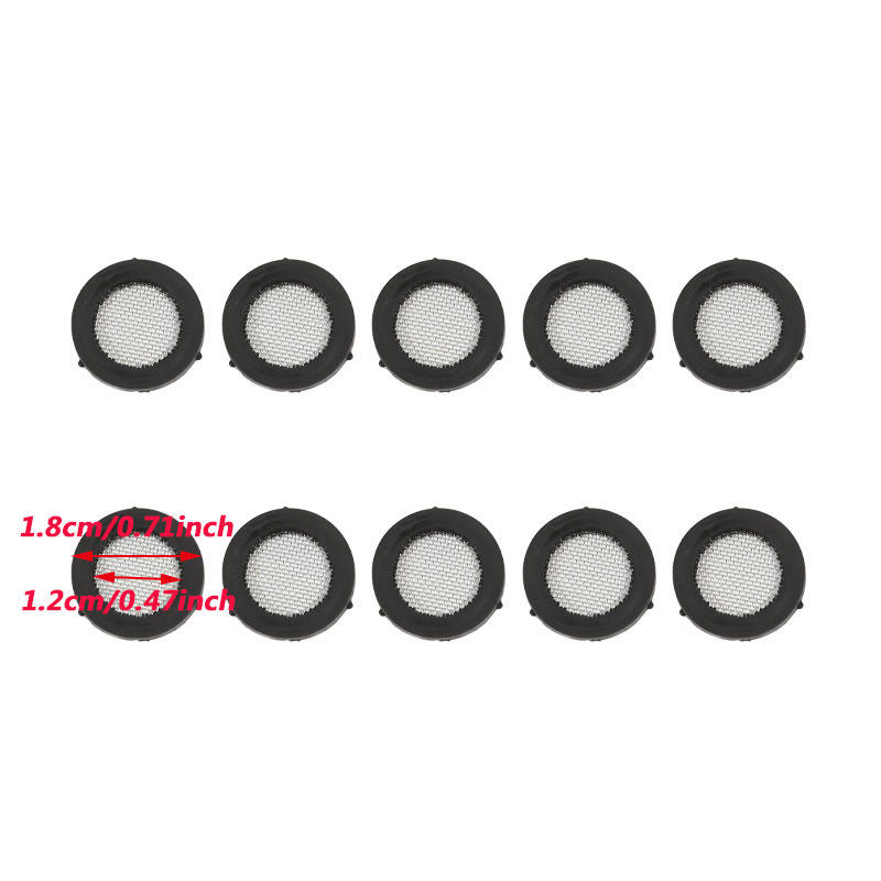10PCS Schlauch Waschmaschine Dichtung O Ring Schlauch Dichtung Filter Net Dusche Kopf Filter Bildschirm Gummi Dicht Ring Reinigung Maschine teile: Grey