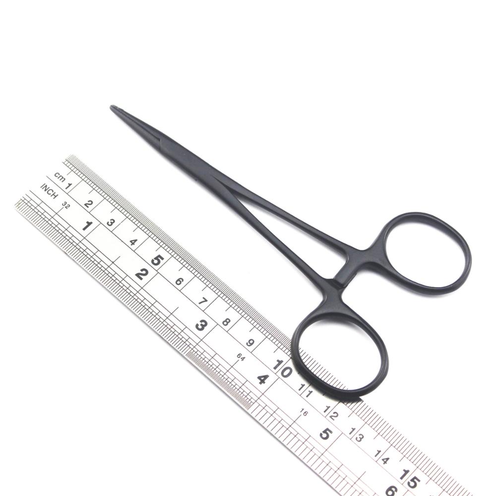 4inch Straight Curved Trauma Shears Scissors Hemostat Mosquito Forceps Dog Grooming Surgical Scissors Pet Clamp Cat Artery