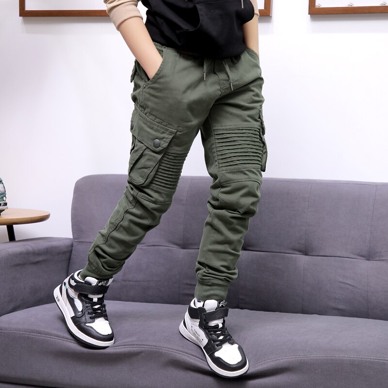 Boy Pants Korean Style Spring Autumn Cotton Sport Pants Enfant Garcon Kids Children Leisure Trousers