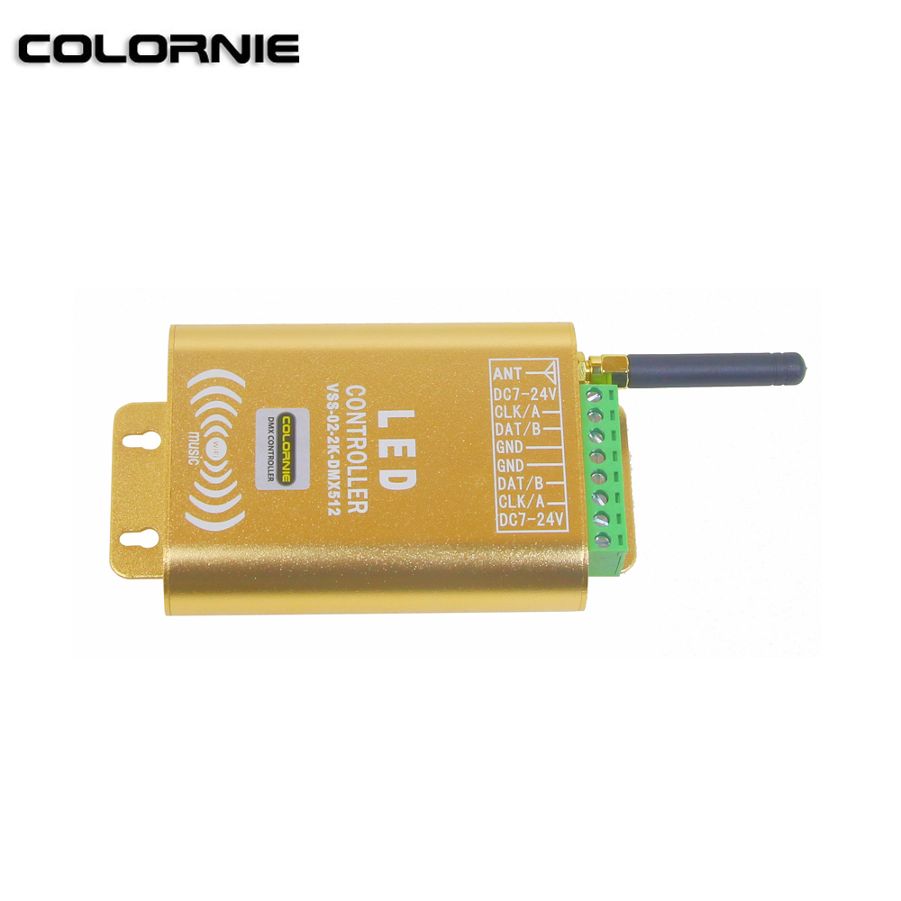 Wifi Music Controller Strip Light SPI Controller 2048 Pixel LED Digital Addressable Controller For Led Strip Light