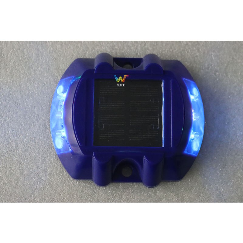 Flash Mode CE RoHS approved green plastic housing pavement road marker solar powered reflector