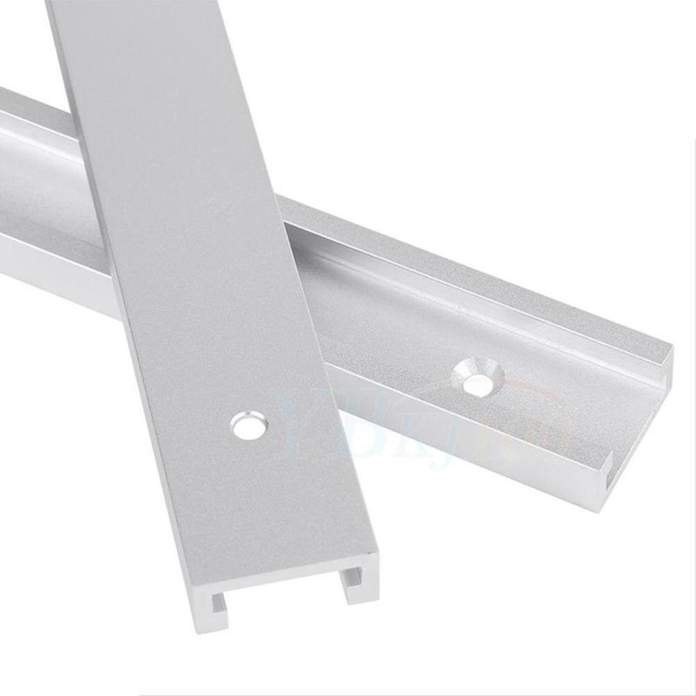 T-slot Slide Track Aluminum Alloy T-tracks Slot Miter Bar Slider Woodworking Table Saw Miter Gauge Rod Workbench Modification