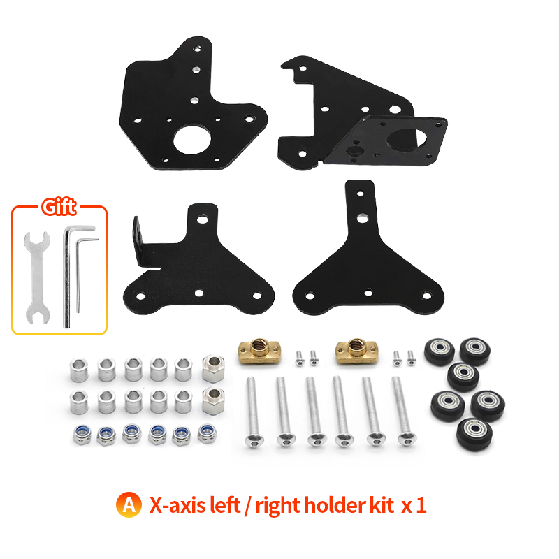 3D Printer Parts Y/X Axis Motor Mount Bracket Right/ Left X/Z-Axis Front/Back Motor Mount Plate X/Y Tensioner For CR-10 Ender-3: SKU1