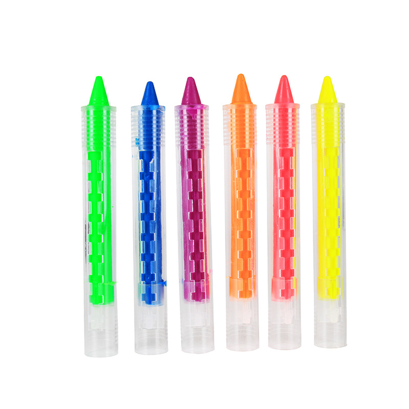 KiWarm 6Pcs 6 Colors Face Painting Crayon Pencils Face Paint