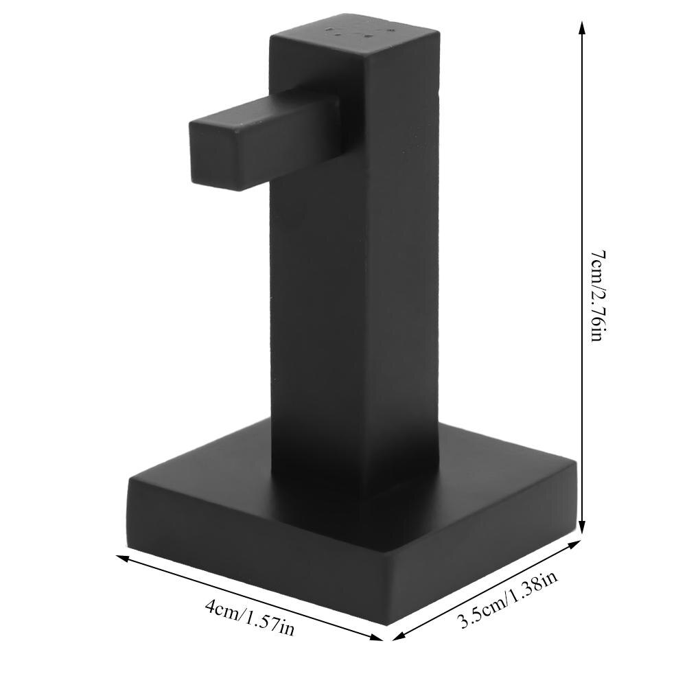 Rvs wandhanger badkamer keuken handdoek badjas kapstok deurhanger voor badkamer kledinghanger zwart
