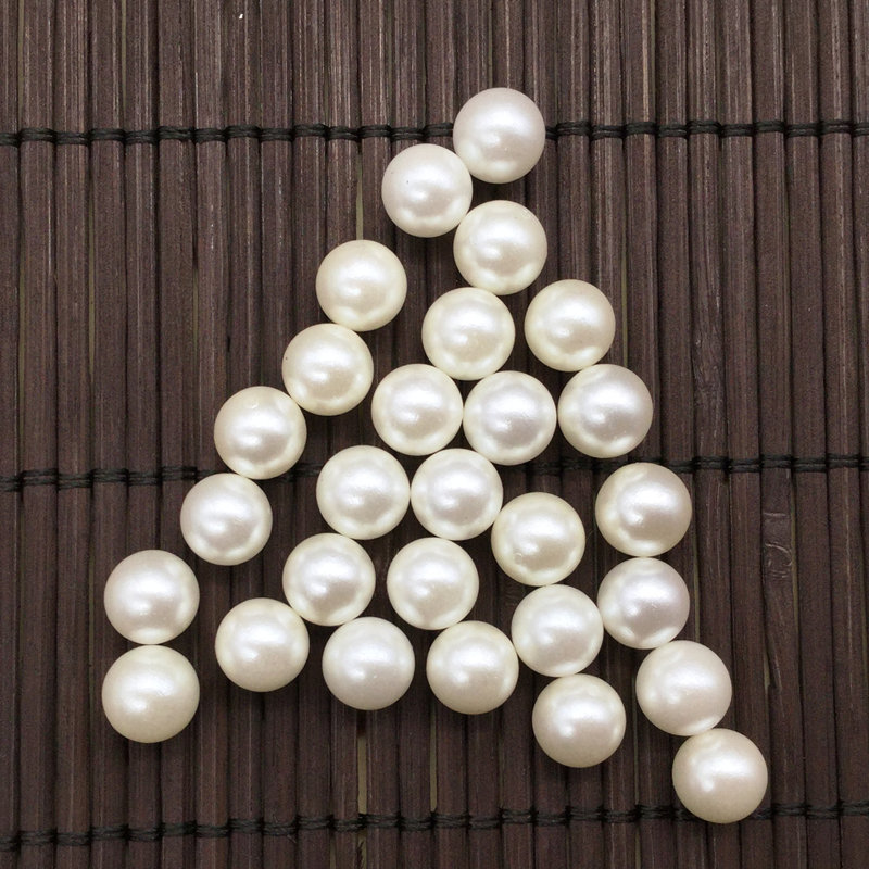 8mm ronde kralen zonder gat 180 ST/veel mode DIY rijst wit imitatie ivoor imitatie parels, parel sieraden