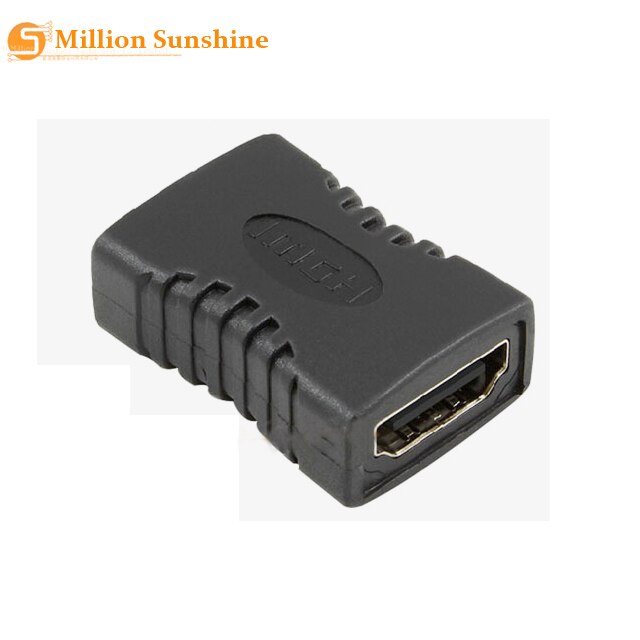 5pcs Black HDMI Female to Female Extender Coupler Adapter Connector F/F Suitable For HDTV Mayitr