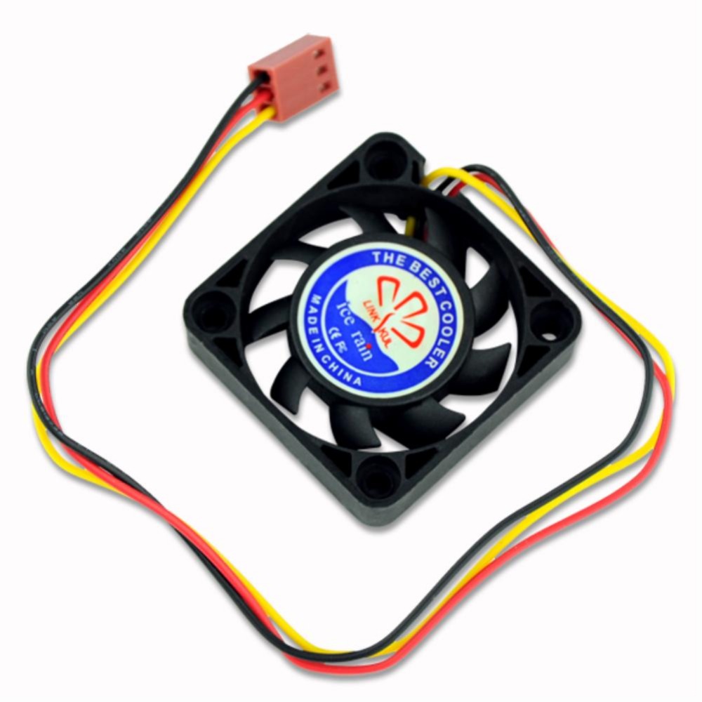 YCDC! Funda de PC de 40mm x 40mm, 12V, 3 pines, 4900-6050 RPM, cojinete, Enfriador de ordenador, ventilador de refrigeración, disipador térmico de escape