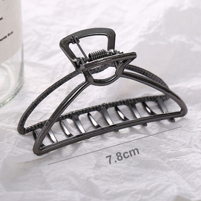Alloy Geometric Hair Clips Women Girls Claw Clip Hair Claws Hair Clamps Claw Clips Hairpins Barrette Crab Hair Accessories: B4