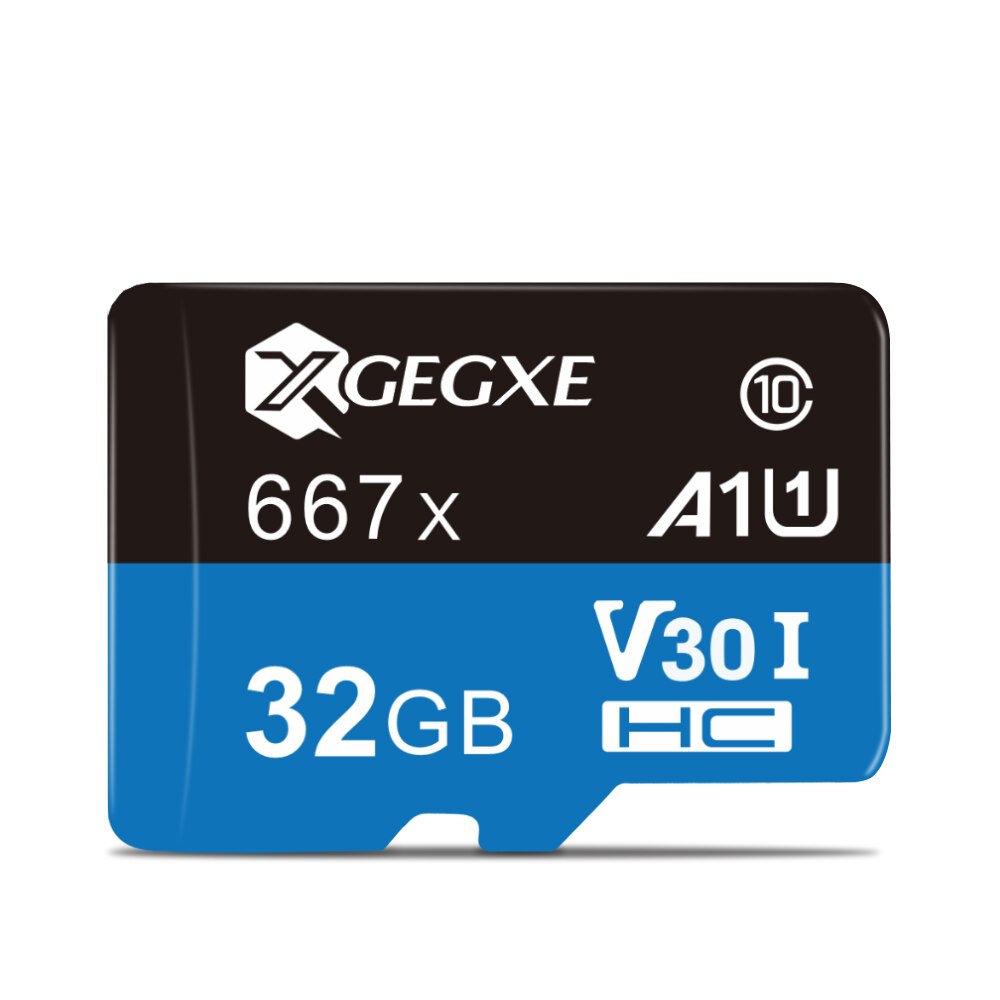 Xgegxe 667x Geheugenkaart 16 Gb 32 Gb 64 Gb 256 Gb Micro Sd Kaart 128 Gb High Speed Flash kaart A1 U1 Class10 V30 Ik Hc Voor Smartphone Pc: 32GB memory card