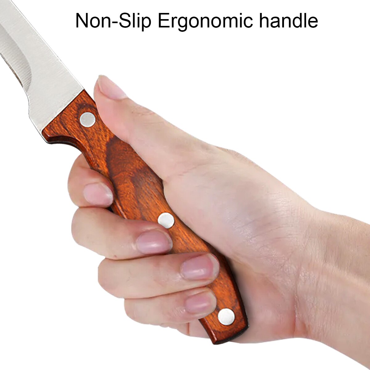 Stainless Steel Slaughter Multipurpose Knife Slicing Boning Meat Cleaver Scimitar Outdoor Fishing Knife Cutting Kitchen Knives