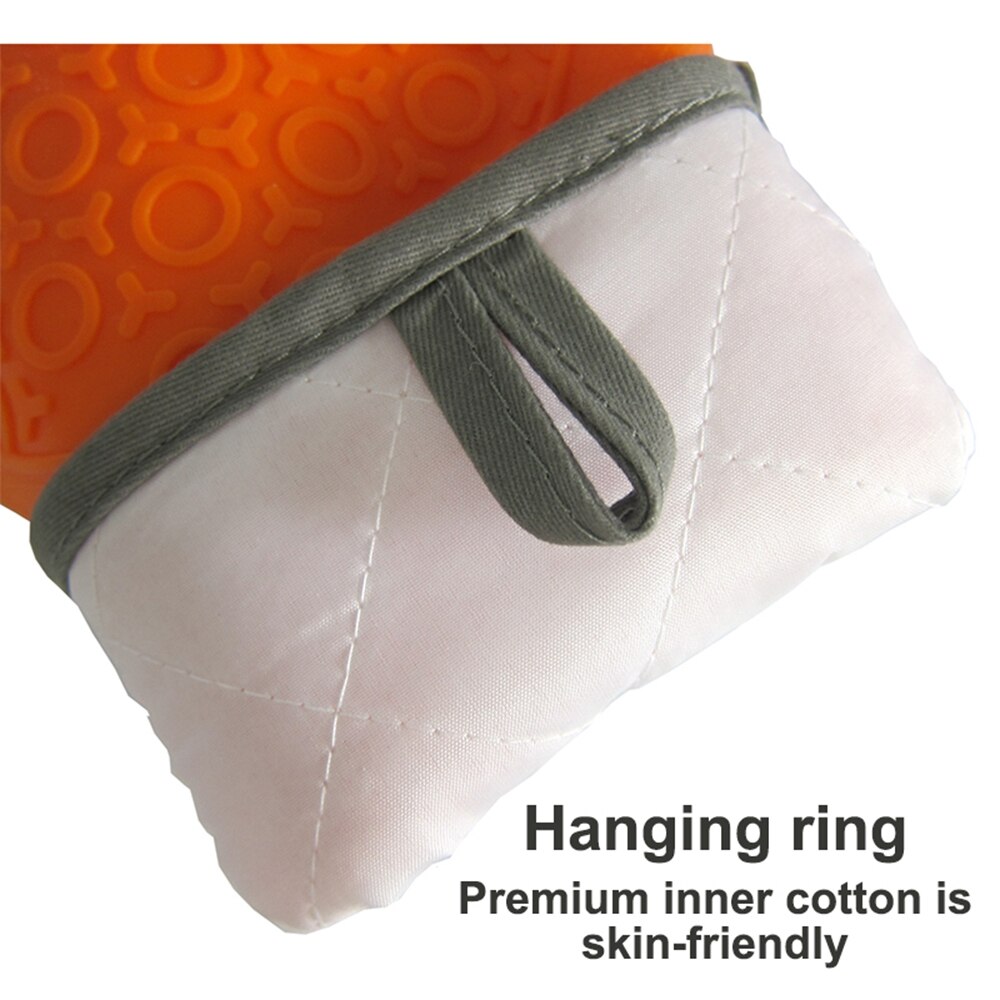 Silicone Anti-slip Heat Resistant Oven Mitten Kitchen Baking Glove