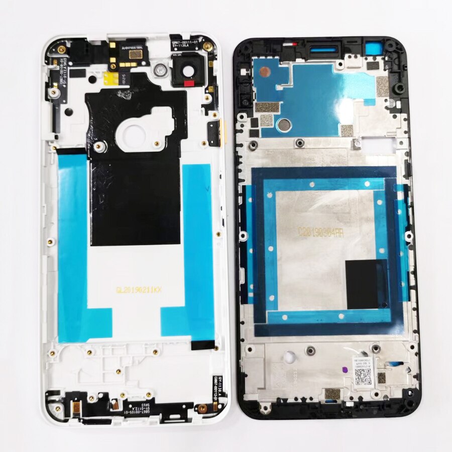 Phone Housing for Google Pixel 3a / 3a XL - Middle Frame Chassis Back Battery Cover Replacement