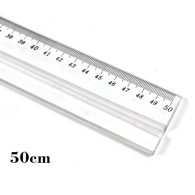 Rechte Liniaal met Metalen Staaf Tekening Heerser: 50cm