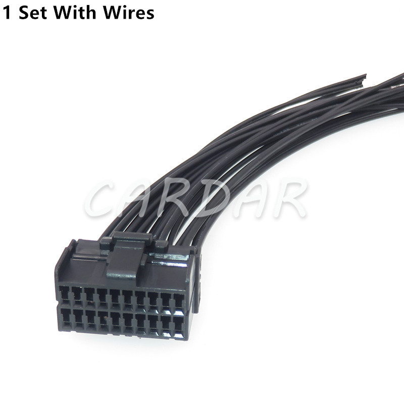 1 Set 20 Pin 174047-2 174977-2 Auto Glass Lifter Plug Electric Window Regulator Assembly Socket for Car: PURPLE