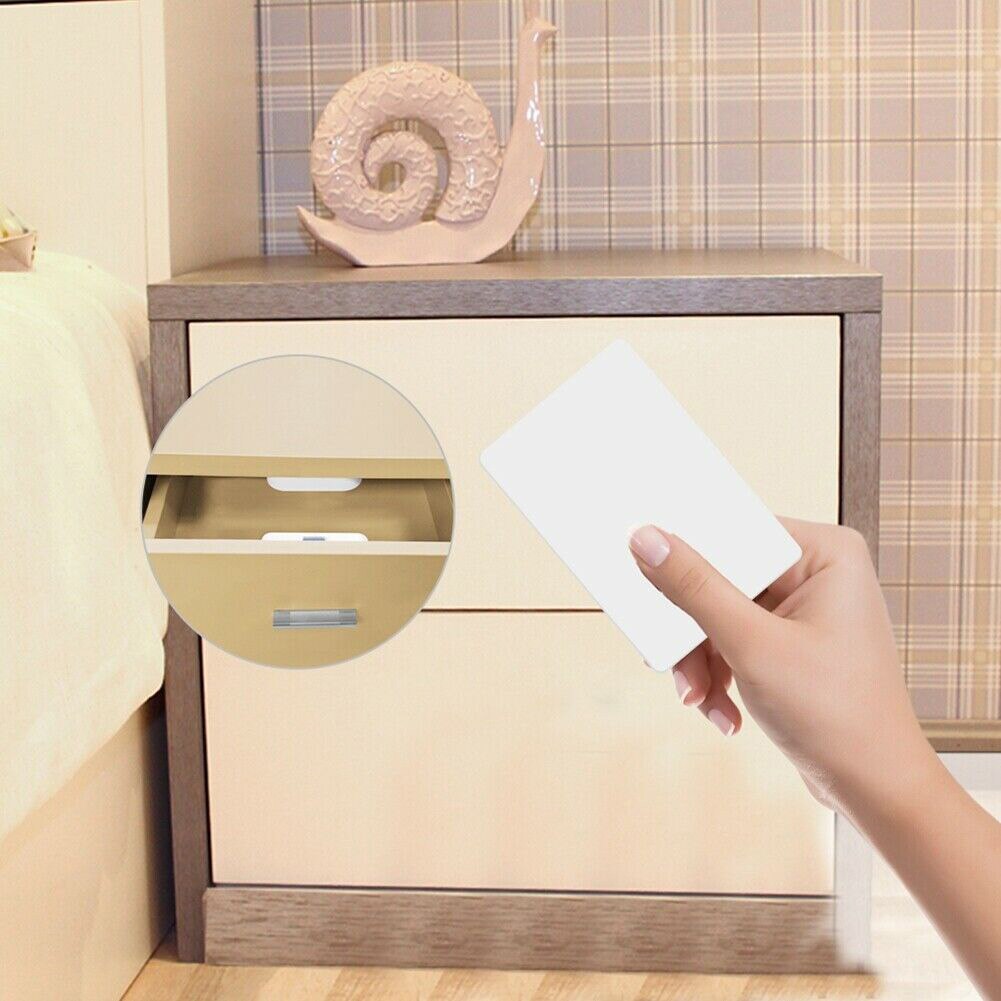 Office Home Durable File Drawer Lock Safety Electronic Wardrobe Invisible Smart Practical Sensor Cabinet Letter Box