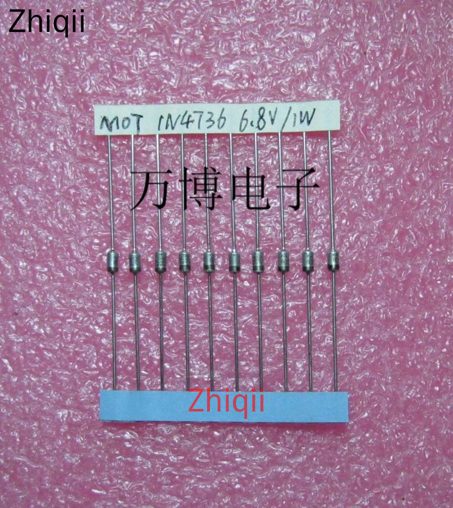 30 teile/los MOT 1N4736A Neue Original Diode in4736A 6,8 V 1W Zener Diode 1N4736 in4736