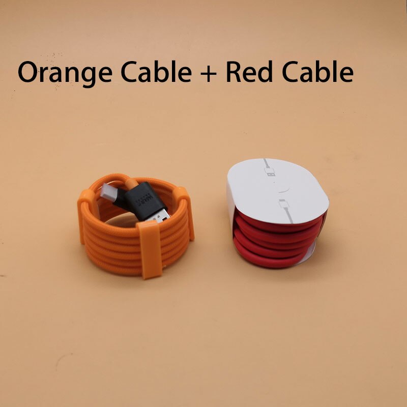 Originele Oneplus 8 7T 7 Pro Charger 30 W Power Adapter Warp Lading 30 Charger Cable 5V 6A voor Een Plus 7 Pro Snel Charing Quick: Red X Orange Cable