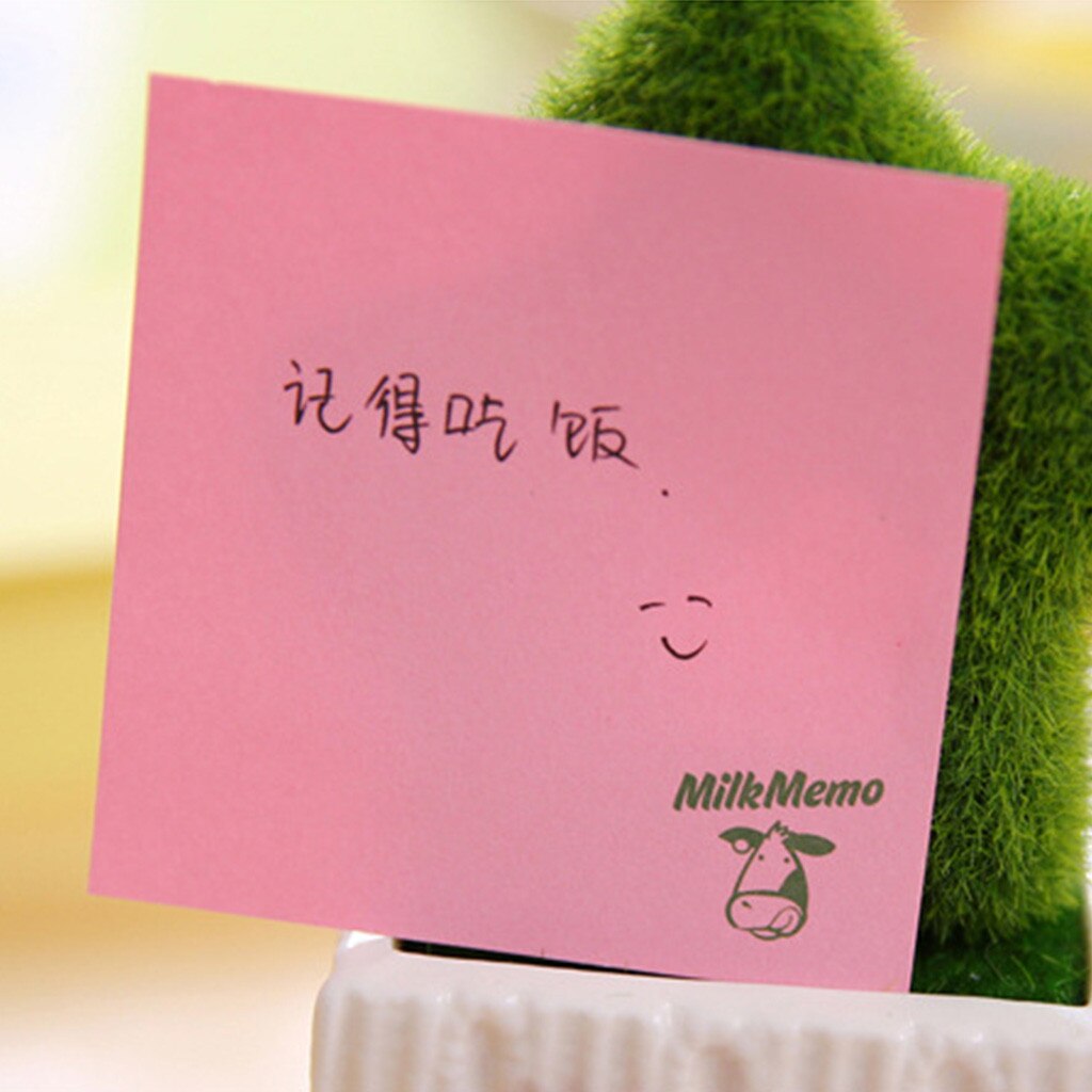 Cute Kawaii Drawing Milk carton Notes Paper Pad Sticky Notes Memo Notebook Stationery Post Note Paper Stickers Office School