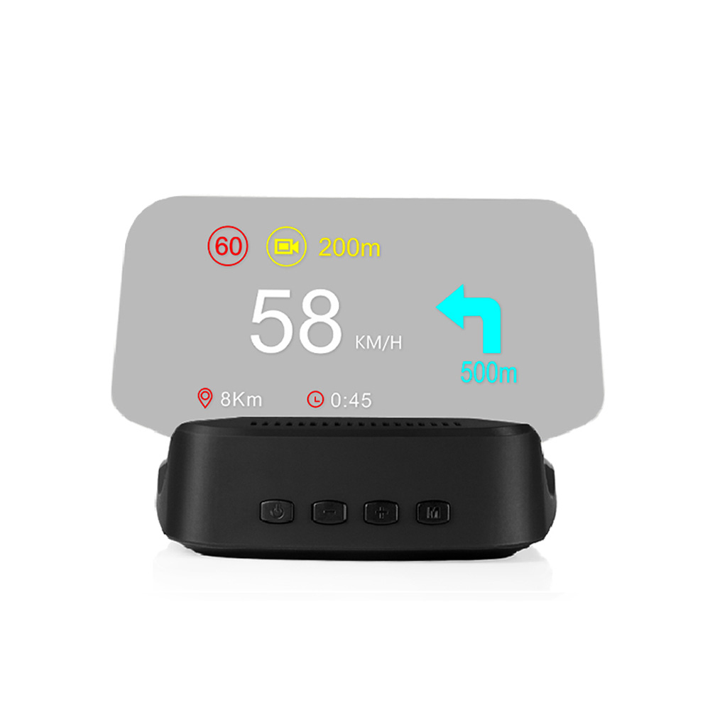 HUD Car GPS Navigation OBD2 Head Up Display Scanner On-board Computer Smart Windshield Gauges Bluetooth Speedometer Projection