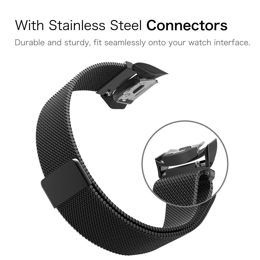 Bandjes voor samsung gear  s2 milanese lusband met magnetische sluiting, sportband sm -r720 /  sm -r730 smartwatchbandaccessoires